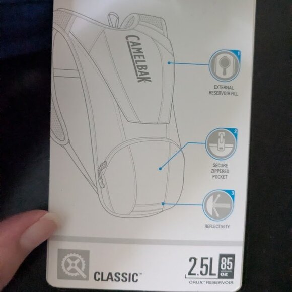 NWT! CamelBak Classic 2.5L (85oz) Hydration Backpack - Picture 6 of 12